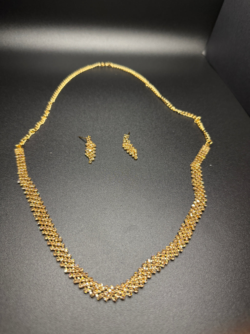 Radiant Cascade Necklace Set