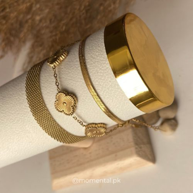 BlueSafa Multicolor Clover Harmony Bracelet