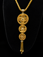 24K Royal Clover Filigree Bracelet Luxury Gold Statement Jewelry