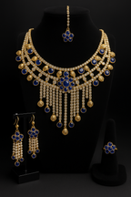 Royal Sapphire Bloom Jewelry Set