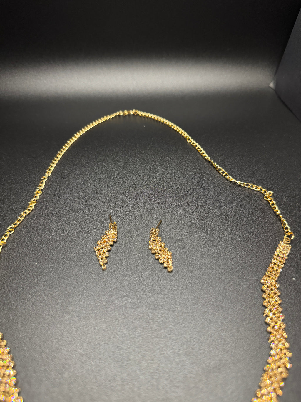 Radiant Cascade Necklace Set