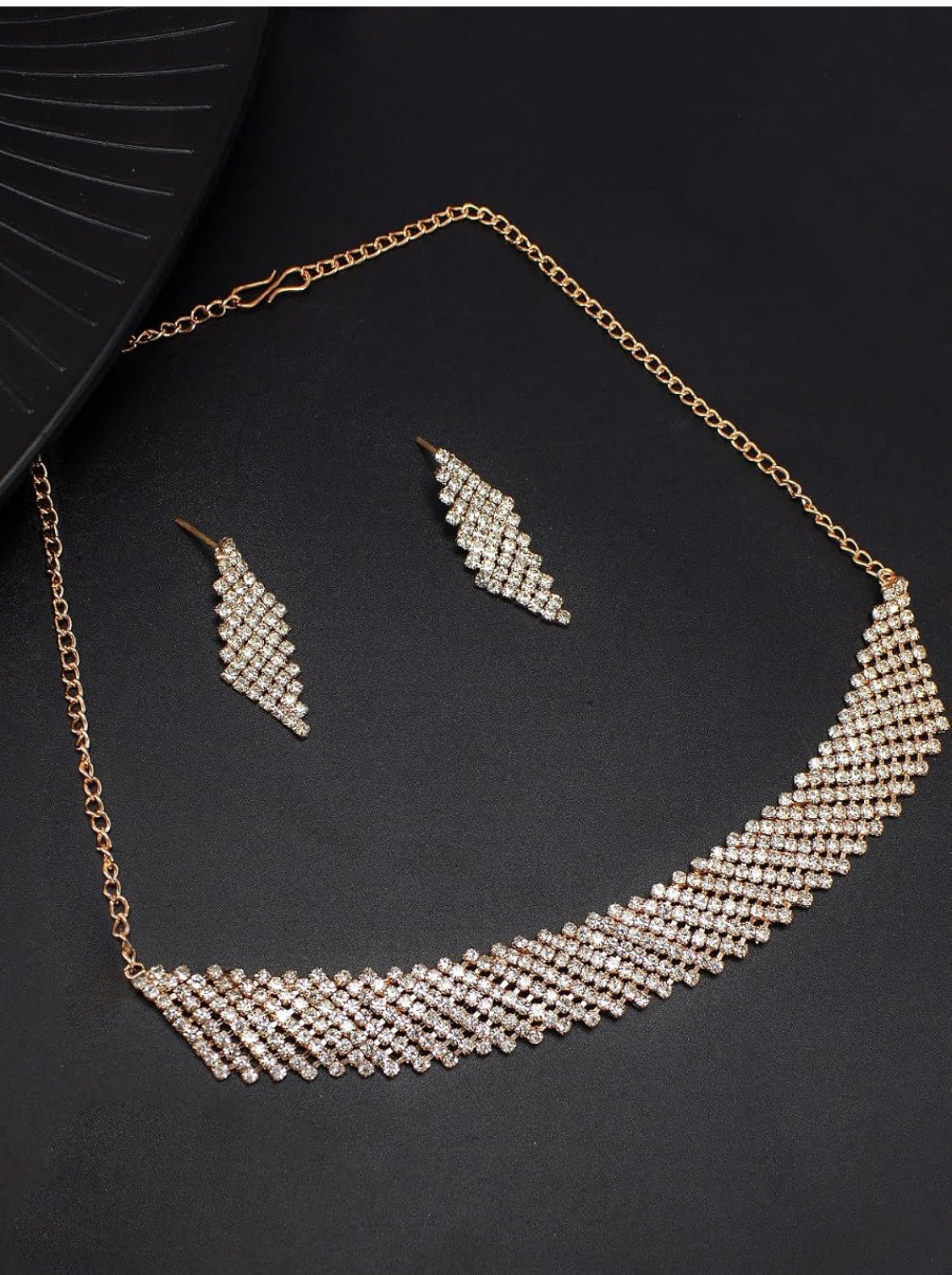 Radiant Cascade Necklace Set