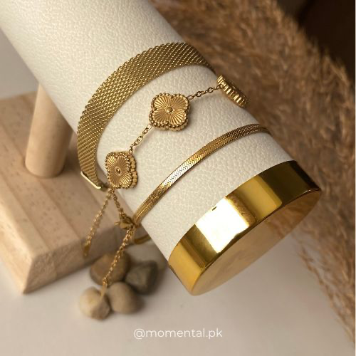 BlueSafa Multicolor Clover Harmony Bracelet