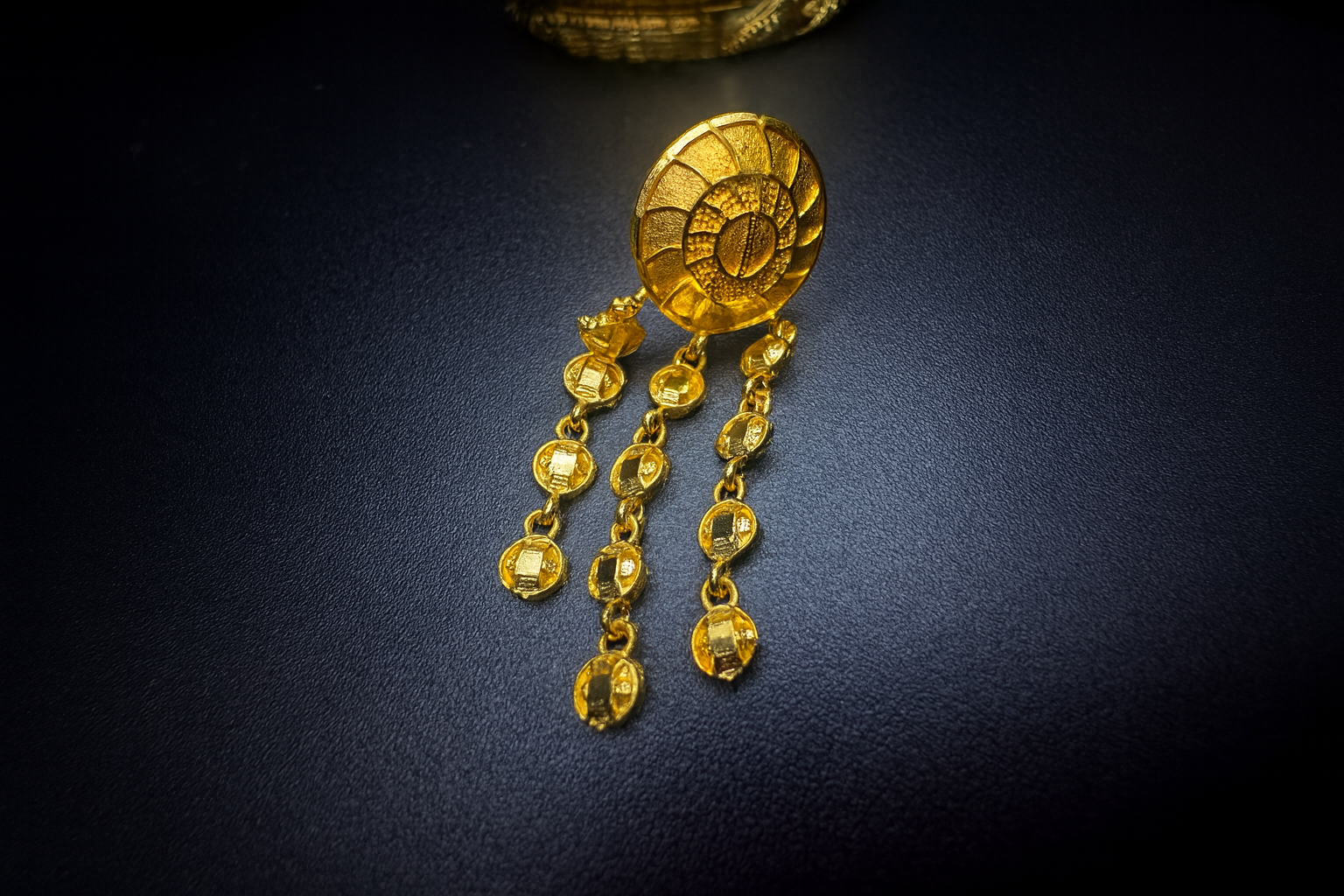 Royal Heritage 24K Gold Jewelry Set Bangles, Earrings & Ring