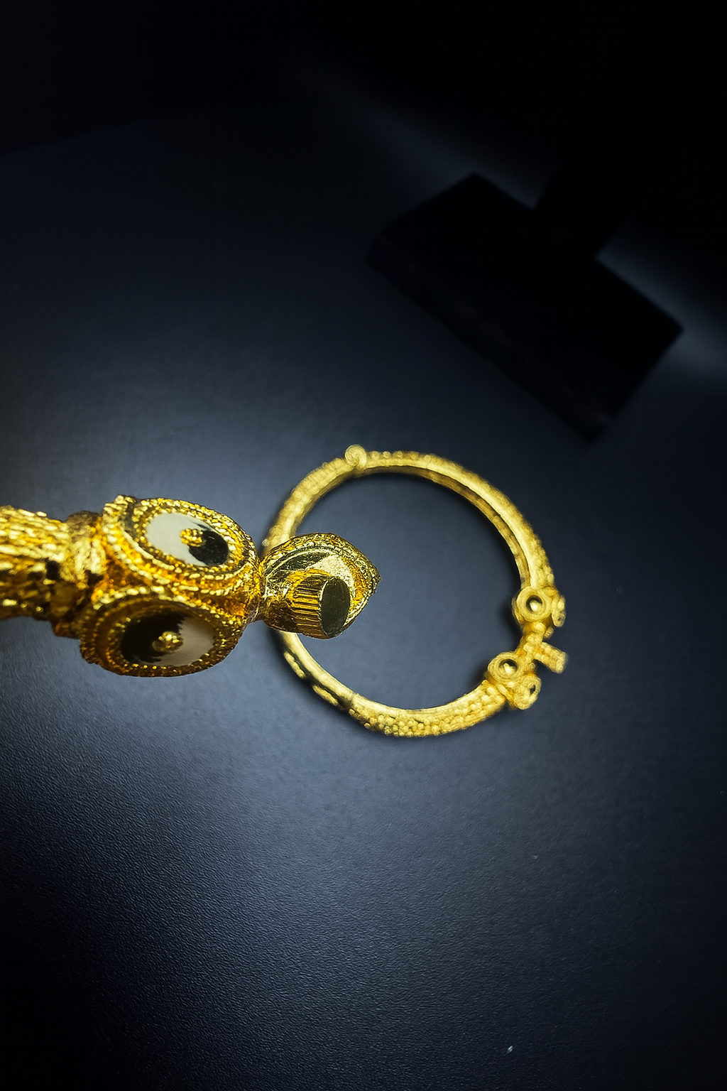 24K Midnight Majesty Dubai Bangles Luxury Black & Gold Arabic Jewelry