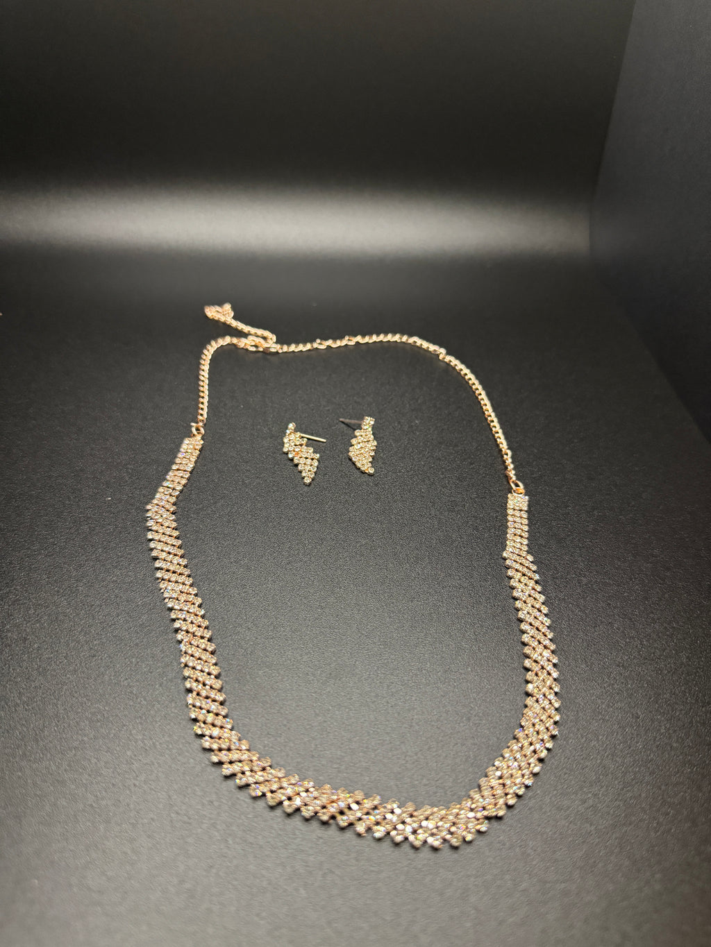 Radiant Cascade Necklace Set