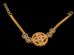 24K Royal Clover Filigree Bracelet Luxury Gold Statement Jewelry