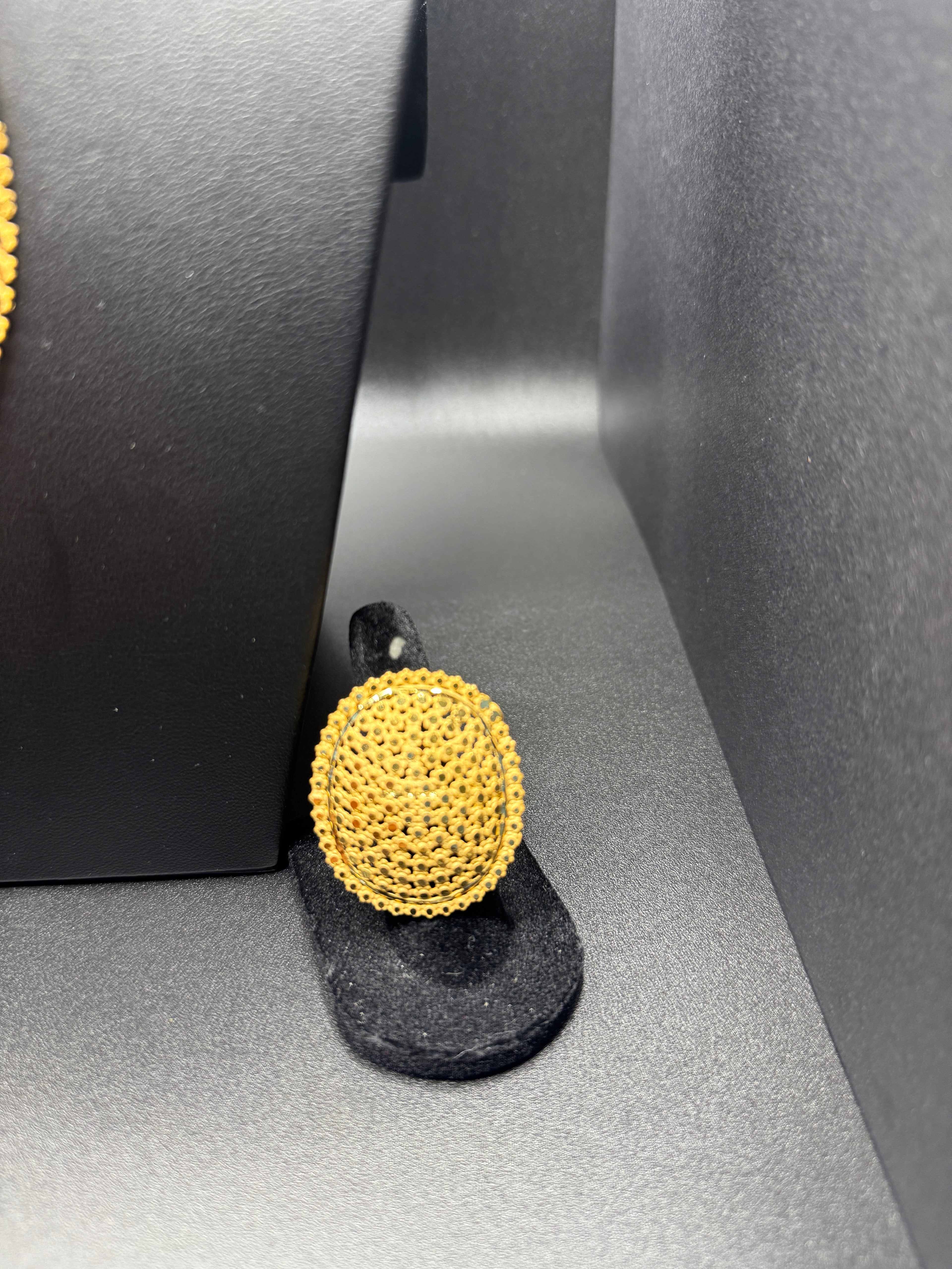 Dubai Filigree Oval Set  Necklace, Earrings, Bracelet & Adjustable Ring