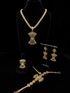 24K Royal Hourglass Jewelry Set