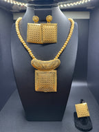 Golden Dubai Monarch Set  24K Handcrafted Filigree