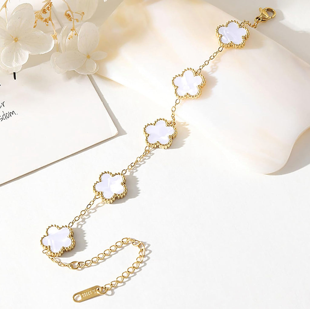 BlueSafa Multicolor Clover Harmony Bracelet