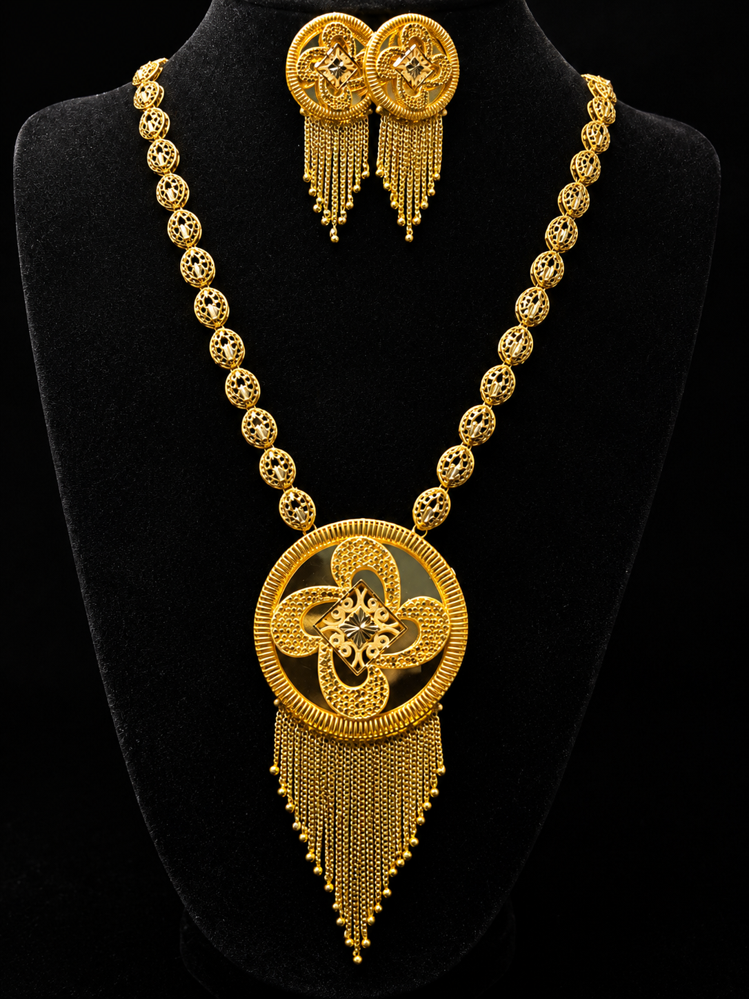 24K Elegant Bloom Jewelry Ensemble